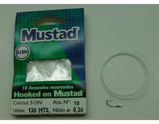 ANZUELO MONTADO MUSTAD EXTRA 515-N 10  ANZUELO MONTADO MUSTAD EXTRA 515-N 10