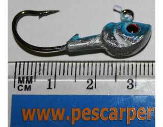 CABEZA JIG PEZ AZUL 5,0gr. (8 unidades)