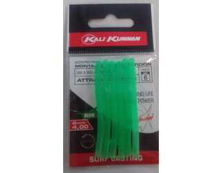 KALI KUNNAN ATTRACTOR 60mm GLOW-GREEN (6 unidades) KALI KUNNAN ATTRACTOR 60mm GLOW-GREEN (6 unidades)