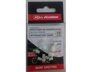 KALI KUNNAN ATTRACTOR 6mm GLOW-GLITTERED (12 unidades) KALI KUNNAN ATTRACTOR 6mm GLOW-GLITTERED (12 unidades)