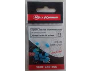 KALI KUNNAN ATTRACTOR 6mm GLOW-BLUE (12 unidades) KALI KUNNAN ATTRACTOR 6mm GLOW-BLUE (12 unidades)