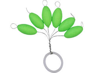 KALI OVALBAIT FLOTANTE 4,7x10 VERDE.FOSFORESCENTE (6 unidades) KALI OVALBAIT FLOTANTE 4,7x10 VERDE.FOSFORESCENTE (6 unidades)