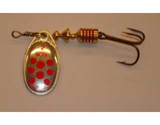 CUCHARILLA KALI MOTH Nº 2 PR (PLATA PUNTOS ROJOS)