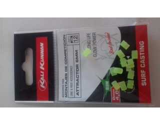 KALI KUNNAN ATTRACTOR 6mm GLOW-YELLOW (12 unidades) KALI KUNNAN ATTRACTOR 6mm GLOW-YELLOW (12 unidades)