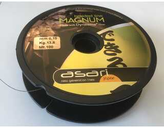 ASARI DYNEEMA MAGNUM 0,15 mm 13.80kg 100m ASARI DYNEEMA MAGNUM 0,15 mm 13.80kg 100m