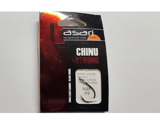 ASARI CARTERA CHINU STRONG-10 ANZUELO NEGRO Nº 2/0 (paquete de 10u) ASARI CARTERA CHINU STRONG-10 ANZUELO NEGRO Nº 2/0 (paquete de 10u)