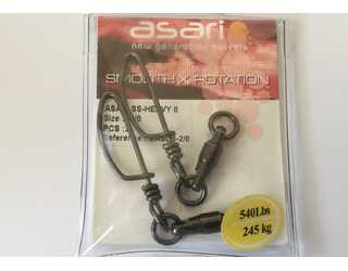 EMERILLON ASARI SS-HEAVY II N.2/0 (2 unidades) 540LB EMERILLON ASARI SS-HEAVY II N.2/0 (2 unidades) 540LB
