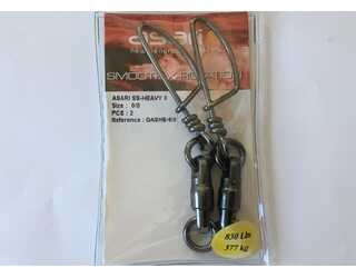 EMERILLON ASARI SS-HEAVY II N.6/0 (2 unidades) 830LB EMERILLON ASARI SS-HEAVY II N.6/0 (2 unidades) 830LB