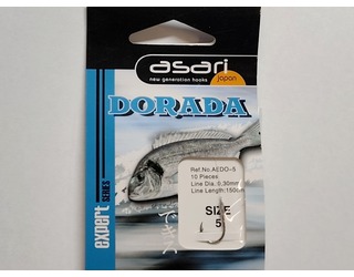 ANZUELO MONTADO ASARI DORADA - 5 ANZUELO MONTADO ASARI DORADA - 5