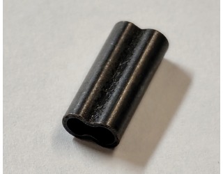 ASARI - TUBOS DE ALUMINIO DOBLE NEGROS 1.30mm 35LBS (25 unidades)