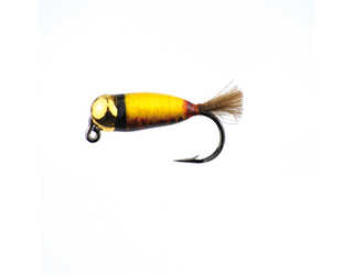 BF JIG HEAD NIMPH BROWN 10