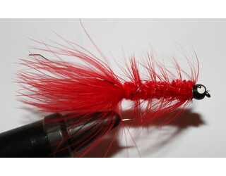 STREAMER WOLLY BUGGER CABEZA METALICA ROJO Nº6 STREAMER WOLLY BUGGER CABEZA METALICA ROJO Nº6