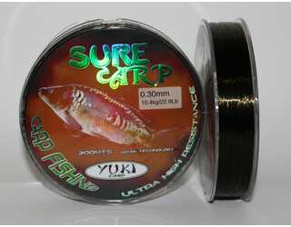 NYLON SURE CARP 0.30 300MT 10.40kg