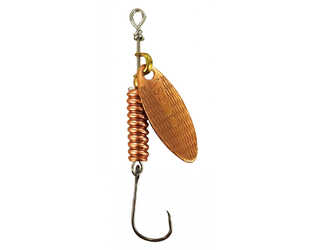 CUCHARILLA MAPSO ASON 3B -12gr - COBRE (1 ANZUELO SIN MUERTE)  CUCHARILLA MAPSO ASON 3B -12gr - COBRE (1 ANZUELO SIN MUERTE)
