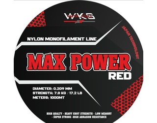 TURKANA WAKASU MAX POWER RED 1000m 0.209mm 7.8KG