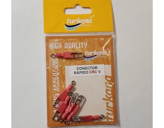 TURKANA CONECTOR RAPIDO CRC V - ROJO (6 unidades)
