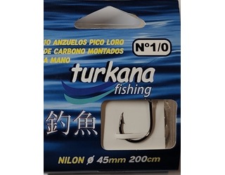 TURKANA ANZUELO PICO LORO N 1/0 (paquete de 10u) TURKANA ANZUELO PICO LORO N 1/0 (paquete de 10u)