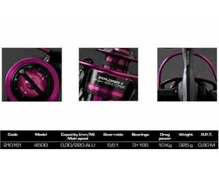 CARRETE CINNETIC EXPLORER II MH GAME 4500 CRBK_1