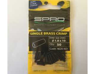 MATTE BLACK SINGLE BR CRIMP Nº 1.8XL10 (50 unidades)  MATTE BLACK SINGLE BR CRIMP Nº 1.8XL10 (50 unidades)