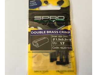 MATTE BLACK W-BRASS CRIMP Nº 1.5X3.2XL10 (17 unidades)