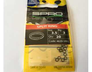 MATTE BLACK SPLIT RING Nº3.5 (20 unidades)  MATTE BLACK SPLIT RING Nº3.5 (20 unidades)