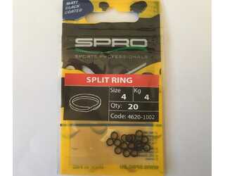 MATTE BLACK SPLIT RING Nº4 (20 unidades)  MATTE BLACK SPLIT RING Nº4 (20 unidades)