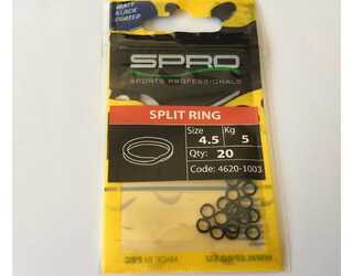 MATTE BLACK SPLIT RING Nº4.5 (20 unidades)  MATTE BLACK SPLIT RING Nº4.5 (20 unidades)