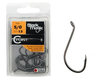 ANZUELO BLACK MAGIC 5/0 C.POINT (13 unidades)