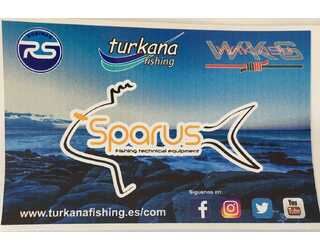 ADHESIVO TURKANA SPARUS 11X7 cm ADHESIVO TURKANA SPARUS 11X7 cm