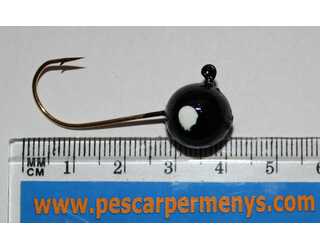 JIG ROUND - JIG REDONDO NEGRO 3/8 (unidad)