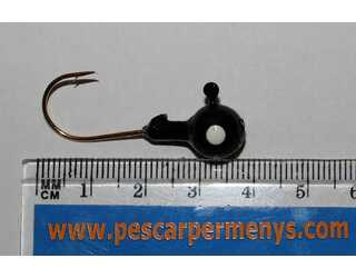 JIG ROUND - JIG REDONDO NEGRO 1/4 (unidad)