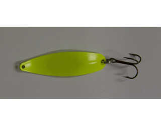 CUCHARILLA ONDULANTE FLUOR AMARILLO 12gr  CUCHARILLA ONDULANTE FLUOR AMARILLO 12gr