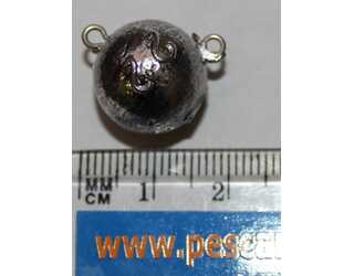 PLOMO DOBLE ANILLA INOX 22GR  PLOMO DOBLE ANILLA INOX 22GR