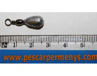 PLOMO PERA CON EMERILLON 3,5GR (unidad)