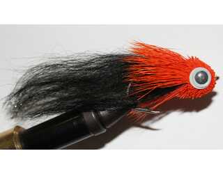 DEER HAIR SHAD ANZ 4/0 ORANGE/BLACK