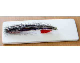 STREAMER MAR CUT BAIT 1/0 BLACK-RED STREAMER MAR CUT BAIT 1/0 BLACK-RED
