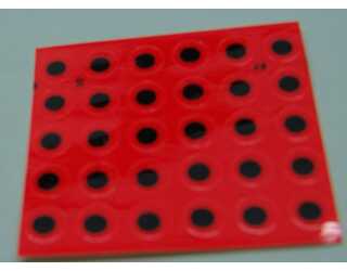 OJOS ADHESIVOS 5/16" ROJO 5.0 30 U JIER FISHING  OJOS ADHESIVOS 5/16" ROJO 5.0 30 U JIER FISHING