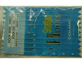 ANZUELOS COLMIC MONTADO N957 14 D14 70 CM