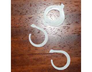FLY STREAMER TWIST TAILS WHITE  FLY STREAMER TWIST TAILS WHITE