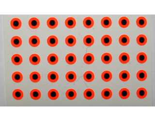 FLAT EYES FLUO ORANGE 3,5mm (40 unidades)  FLAT EYES FLUO ORANGE 3,5mm (40 unidades)