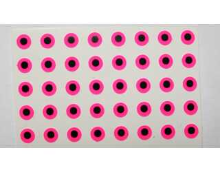 FLAT EYES FLUO PINK 3,5mm (40 unidades)  FLAT EYES FLUO PINK 3,5mm (40 unidades)