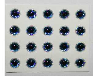 3D EPOXY EYES HOLOGRAPHIC BLUE 3,5mm (20 unidades)  3D EPOXY EYES HOLOGRAPHIC BLUE 3,5mm (20 unidades)