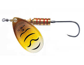 CUCHARILLA ILBA TONDO BROWN TROUT Nº 4 10 GR (1 ANZUELO SIN MUERTE)  CUCHARILLA ILBA TONDO BROWN TROUT Nº 4 10 GR (1 ANZUELO SIN MUERTE)