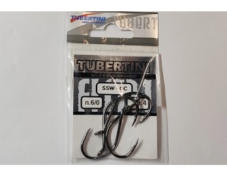 TURBERTINI ANZUELO BLACK CHROME SSW-OC Nº 6/0 (4 unidades) TURBERTINI ANZUELO BLACK CHROME SSW-OC Nº 6/0 (4 unidades)