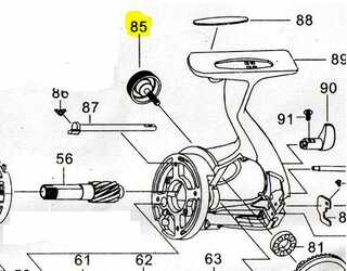 PIEZA 85 CARRETE VERTIX MITHO 8000  PIEZA 85 CARRETE VERTIX MITHO 8000