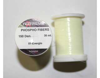 HILO MONTAJE PHOSPHO FIBERS Den.150 30m Everglo  HILO MONTAJE PHOSPHO FIBERS Den.150 30m Everglo