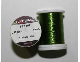 HILO DE MONTAJE ST TYPE 240Den 50m BLACK OLIVE  HILO DE MONTAJE ST TYPE 240Den 50m BLACK OLIVE