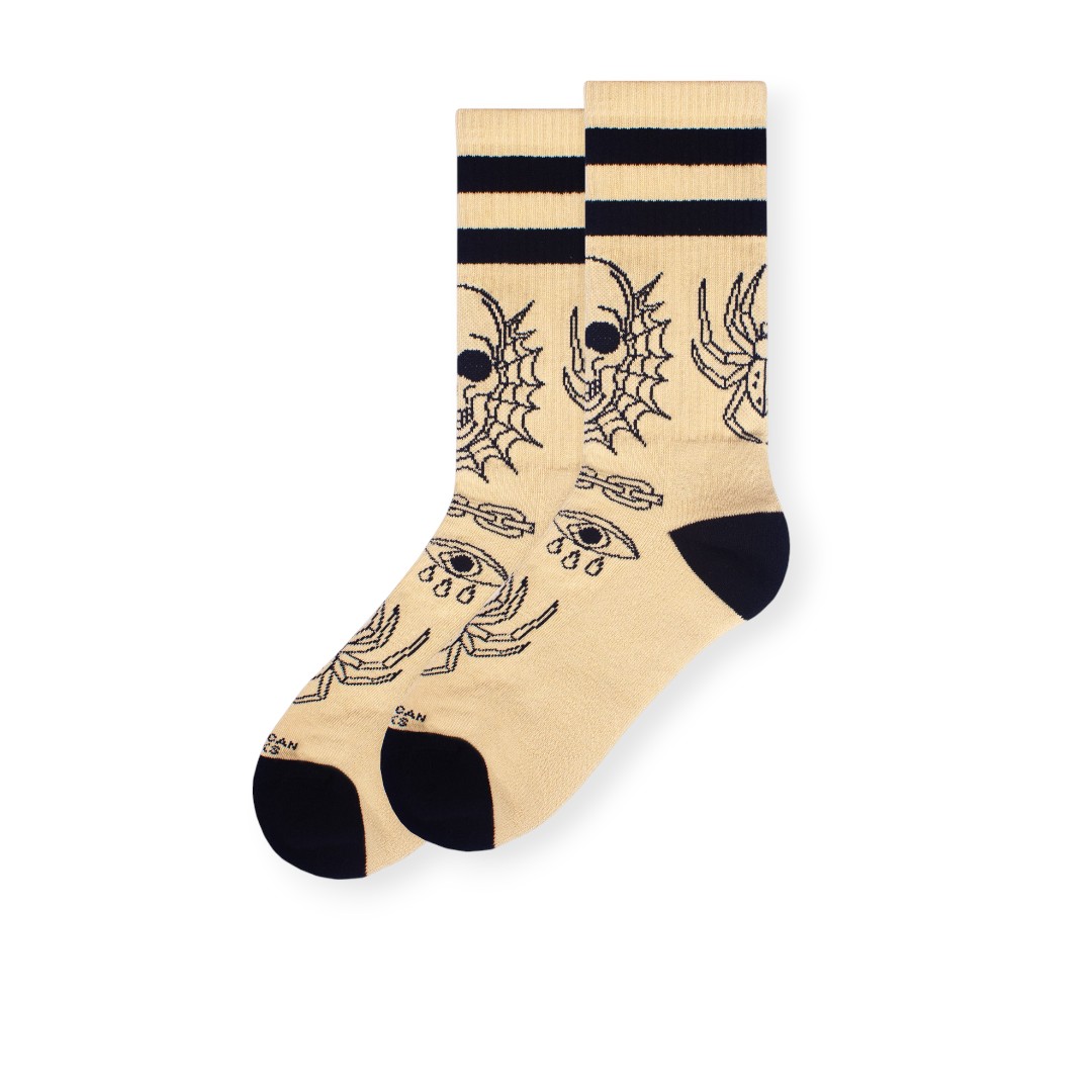 AMERICAN SOCKS MID HIGH HIGH SPIDER'S LAIR AS380