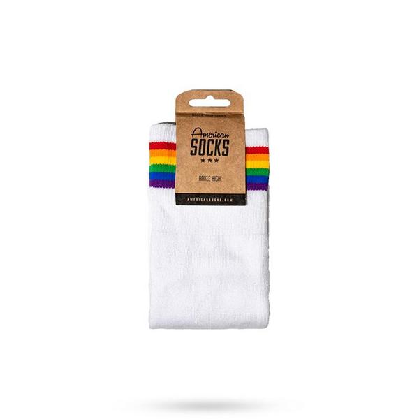 AMERICAN SOCKS ANKLE HIGH RAINBOW PRIDE AS118