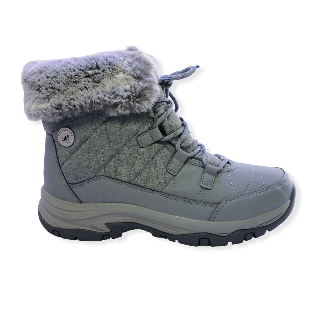 SKECHERS 167431 GRY RELAXED FIT TREGO